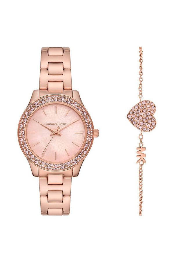 Michael Kors Sat i narukvica Michael Kors za žene, boja: zlatna