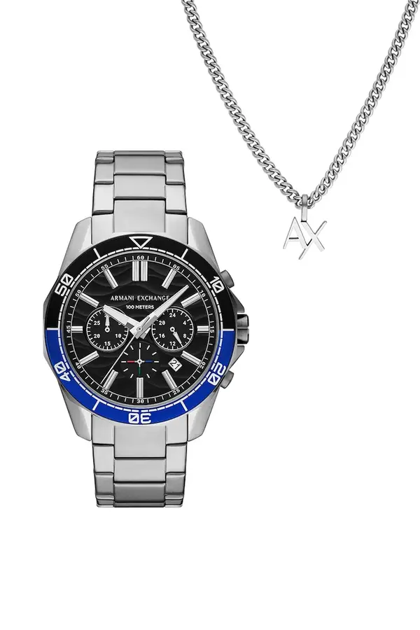 Armani Exchange Sat i ogrlica Armani Exchange SPENCER