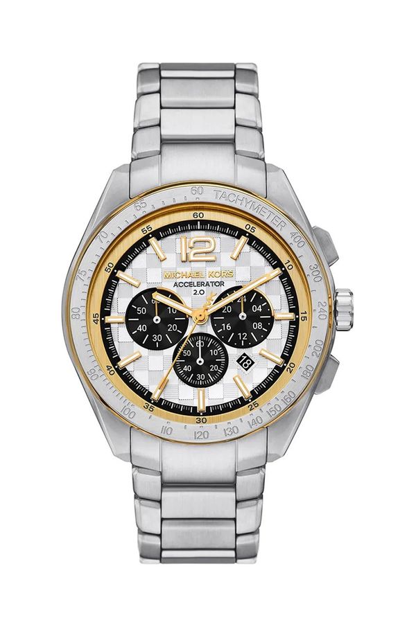 Michael Kors Sat Michael Kors ACCELERATOR 2.0 za muškarce, boja: srebrna, MK9188