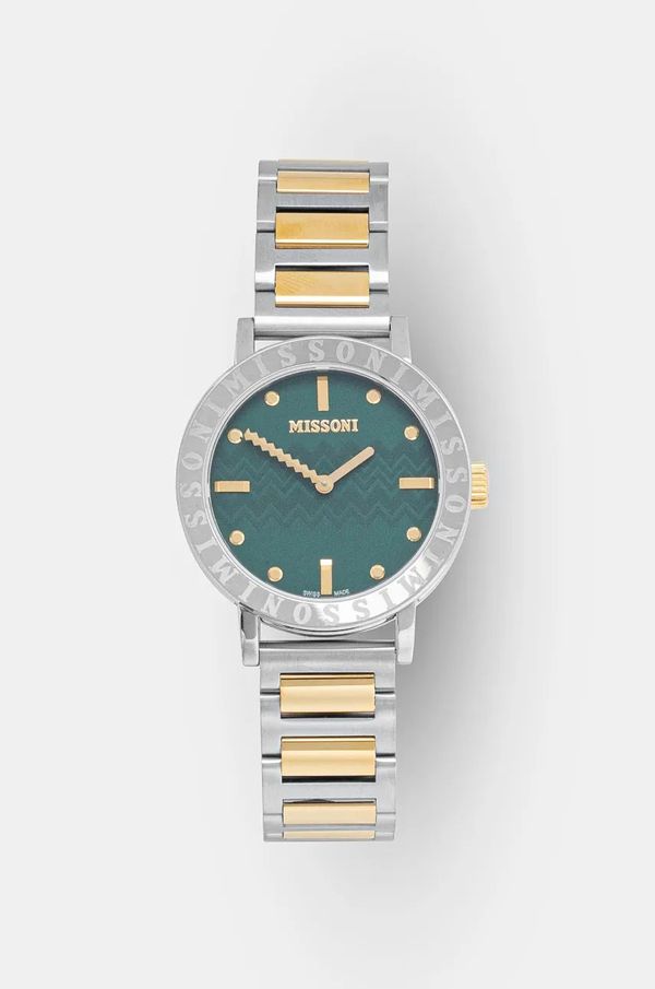 Missoni Sat Missoni za žene, boja: srebrna, MWQK00422