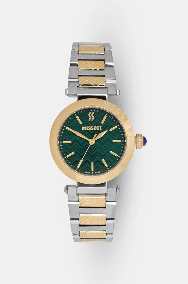 Missoni Sat Missoni za žene, boja: zlatna, MW2X00323