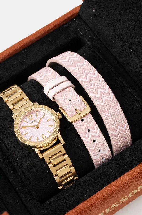 Missoni Sat Missoni za žene, boja: zlatna, MWGY00723