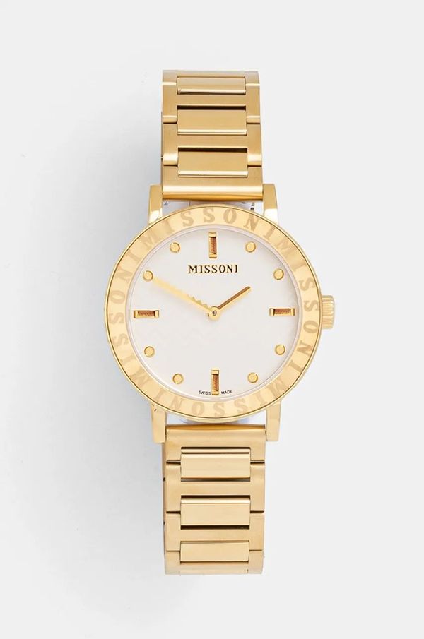 Missoni Sat Missoni za žene, boja: zlatna, MWQK00522