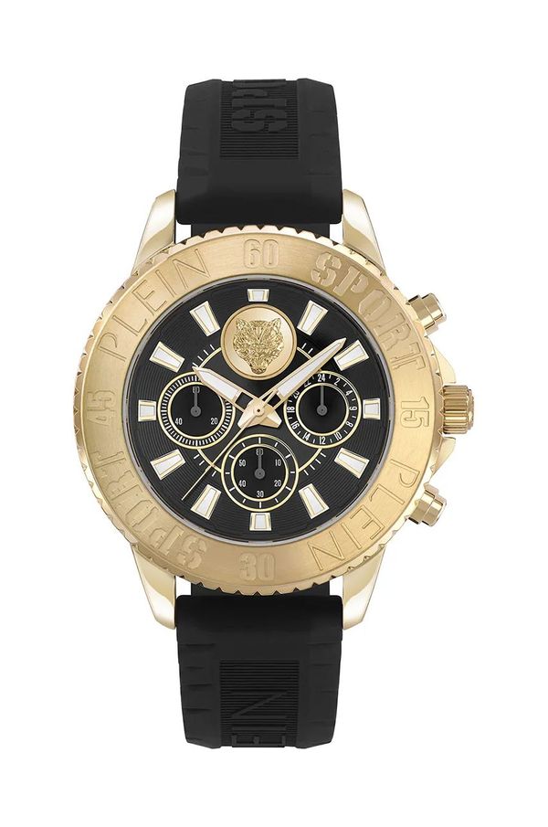 Plein Sport Sat PLEIN SPORT Glam Chrono za muškarce, boja: crna, PSMEA0224