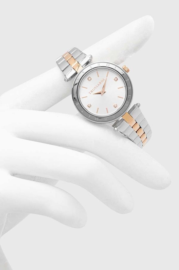Trussardi Sat Trussardi za žene, boja: srebrna, R2453145516