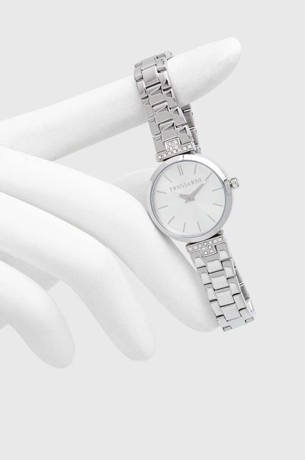 Trussardi Sat Trussardi za žene, boja: srebrna, R2453164501