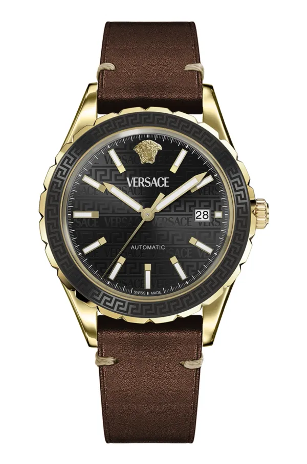 Versace Sat Versace za muškarce, boja: smeđa, VEQCA0224