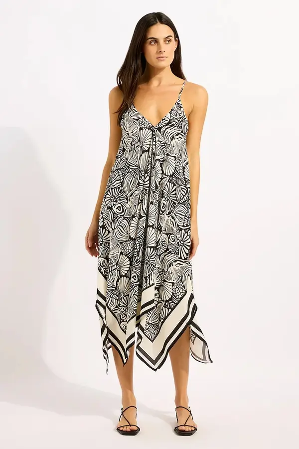 Seafolly Seafolly haljina od viskoze Scarf Dress