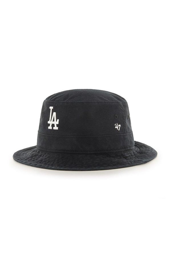 47brand Šešir 47brand Los Angeles Dodgers boja: crna, pamučni