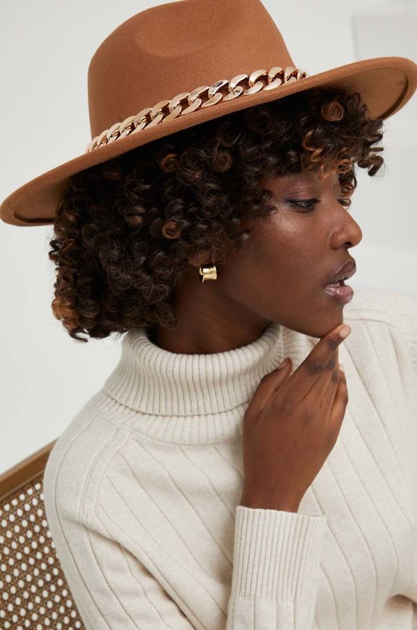 Answear Lab Šešir Answear Lab boja: smeđa