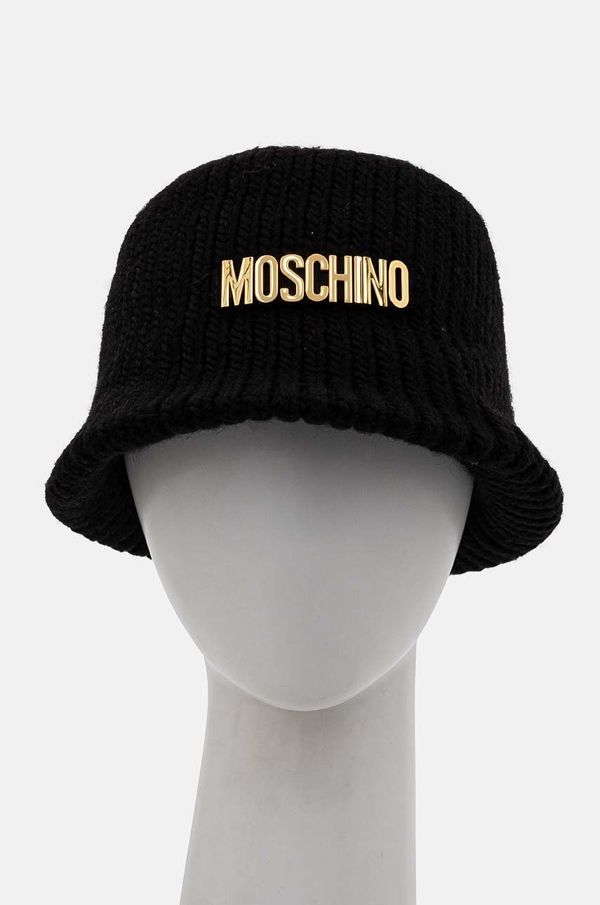 Moschino Šešir s dodatkom vune Moschino boja: crna, M3146 65417