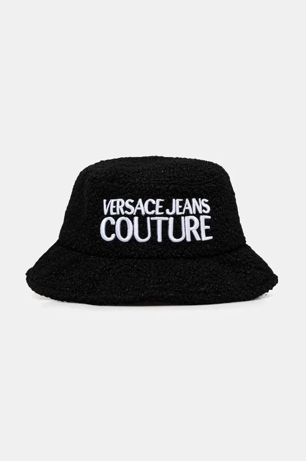 Versace Jeans Couture Šešir s dodatkom vune Versace Jeans Couture boja: crna, 77HAZK07 ZSB12