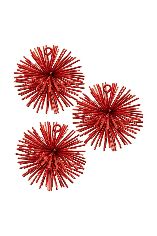 Pols Potten Set božićnih privjesaka Pols Potten prickle ornaments 7 cm 3-pack