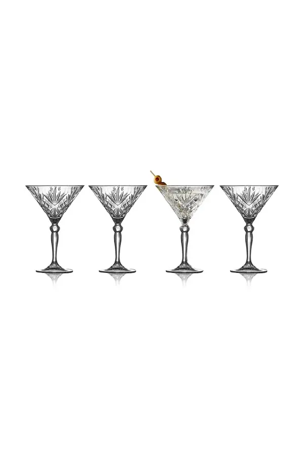 Lyngby Glas Set čaša za martini Lyngby Glas Melodia 210 ml 4-pack