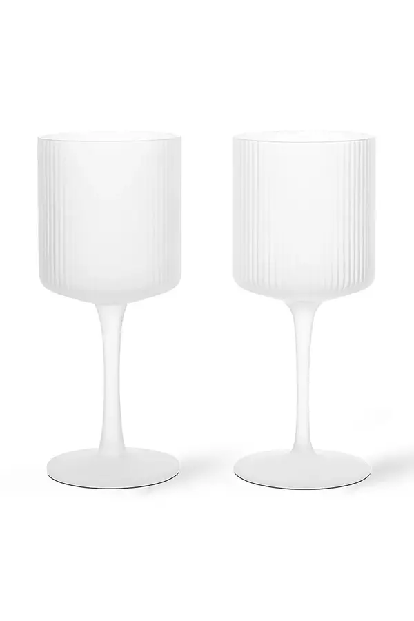 Ferm Living Set čaša za vino ferm LIVING Ripple 260 ml 2-pack
