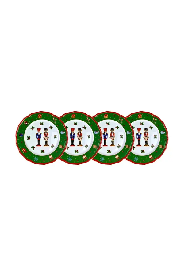 Affek Design Set desertnih tanjura Affek Design Cicha Noc 22 cm 4-pack