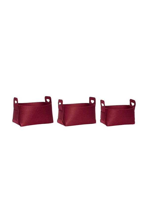 Hübsch Set košara za pohranu Hübsch Felt Basket 3-pack
