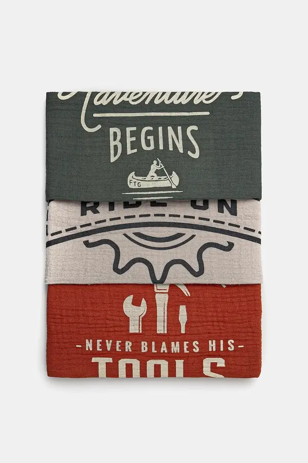 Gentlemen's Hardware Set krpica Gentlemen's Hardware Utility Cloth Set 3-pack