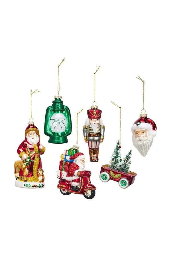 Madam Stoltz Set kuglica za bor Madam Stoltz 6-pack