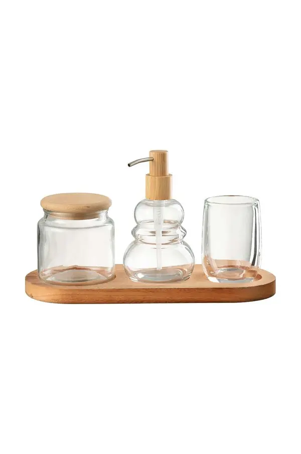 J-Line Set kupaonskog pribora J-Line Bathroom Set 4-pack