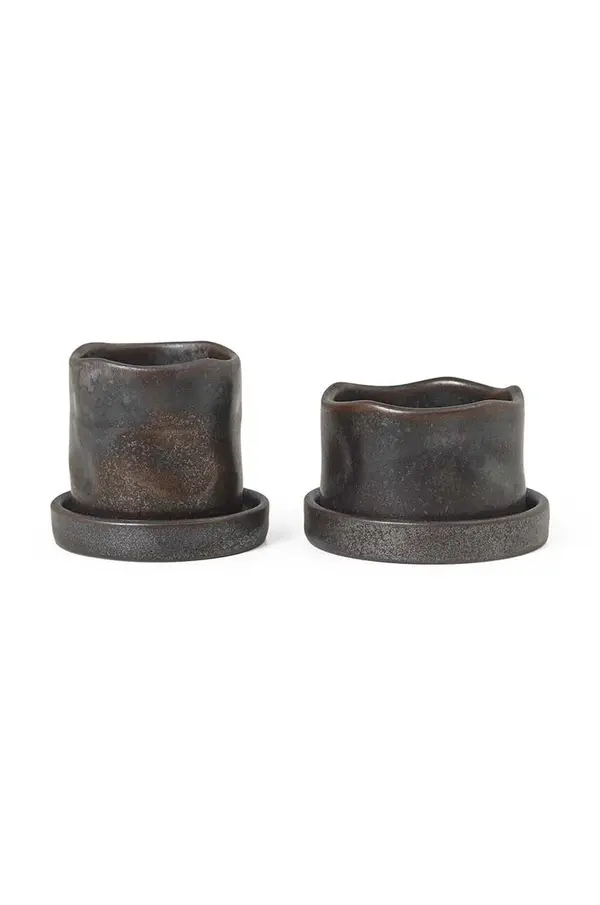 Ferm Living Set lončanica ferm LIVING Uneru Mini Pots 4,2 x 6,3 / 5,5 x 5,4 cm 2-pack