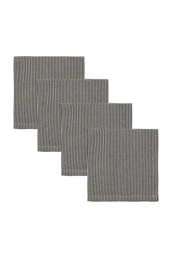 House Doctor Set pamučnih salveta House Doctor HDBlock 40 x 40 cm 4-pack