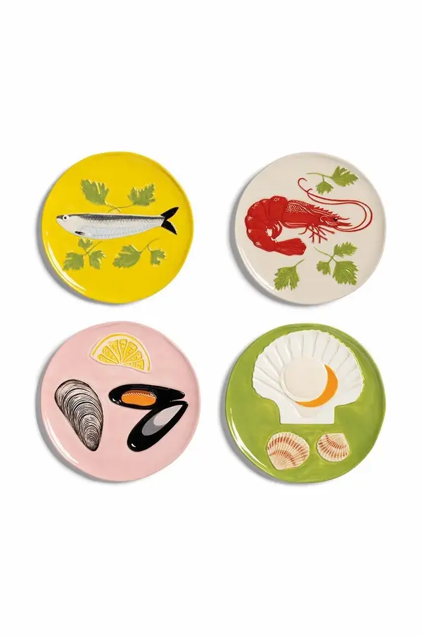 &k amsterdam Set tanjura &k amsterdam Plate de la mer set 4-pack