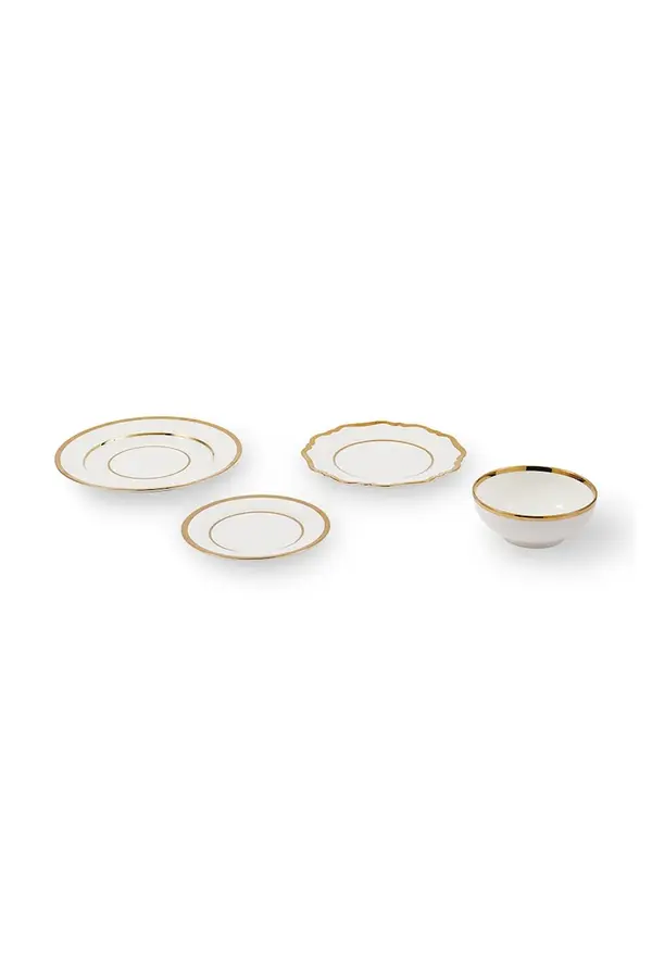 Pols Potten Set tanjura i zdjela Pols Potten Golden Finds 4-pack