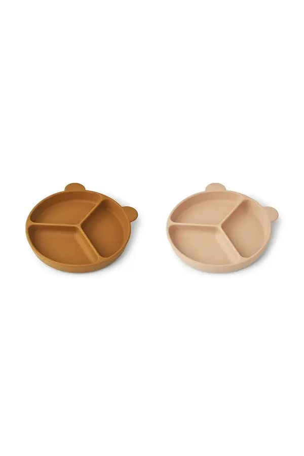 Liewood Set tanjura Liewood Stacy Divider Suction Plate 2-Pack 2-pack