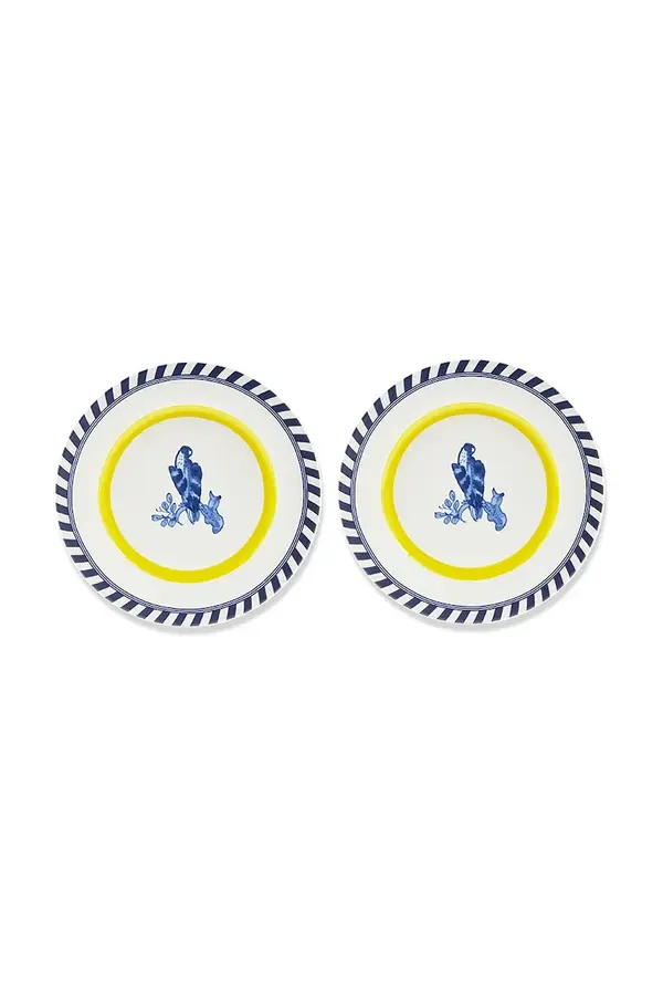Pols Potten Set tanjura Pols Potten bird patterned 27 cm 2-pack