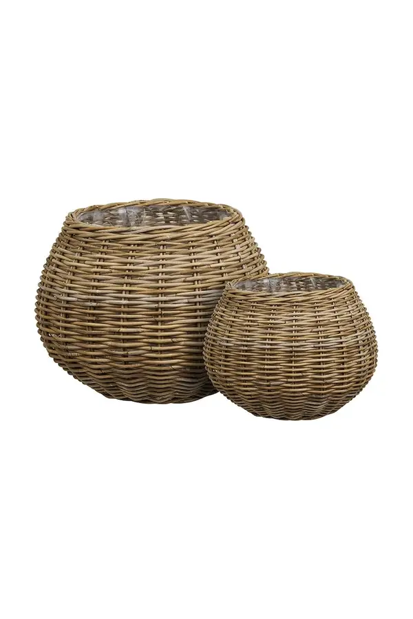 House Nordic Set ukrasnih lončanica House Nordic Melaka o57 / o33 cm 2-pack