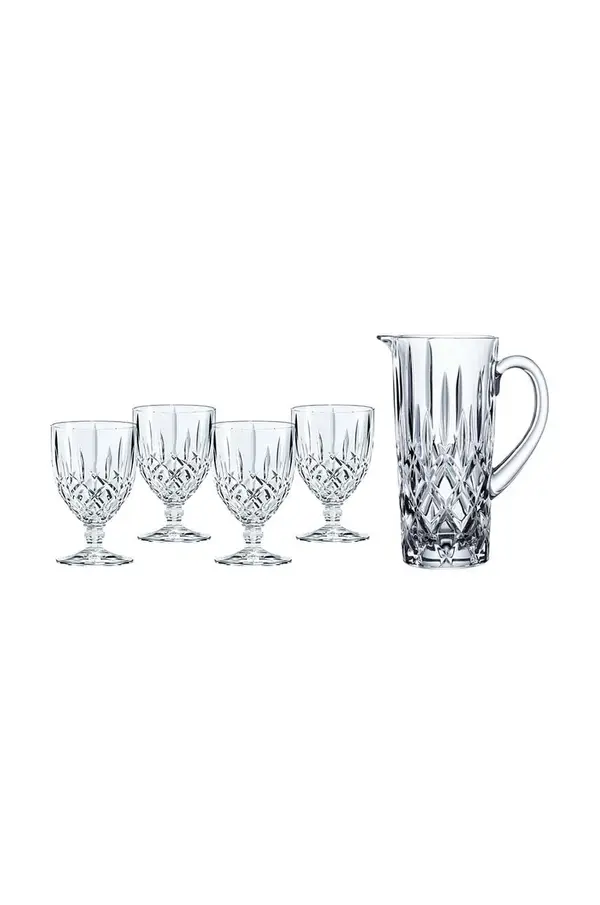 Nachtmann Set: vrč i čaše za vodu Nachtmann Nobles 1 L/350 ml 5-pack