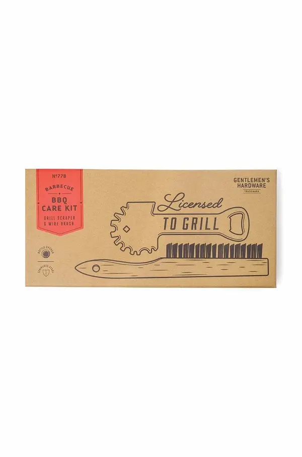Gentlemen's Hardware Set za čišćenje roštilja Gentlemen's Hardware BBQ Care Kit 2-pack