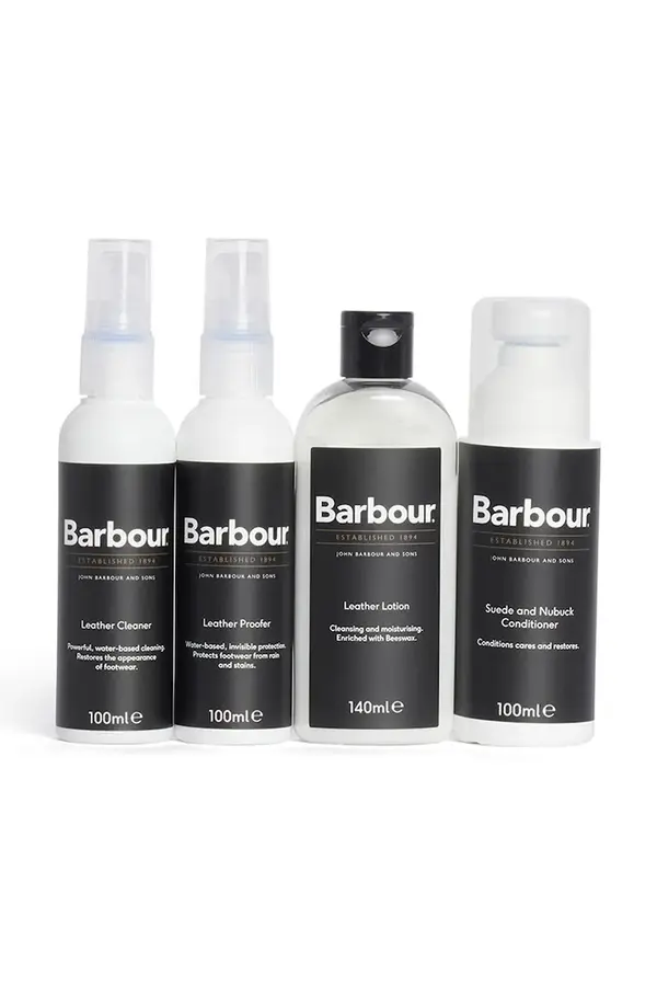 Barbour Set za njegu obuće Barbour Leather Footwear Care Kit 3-pack