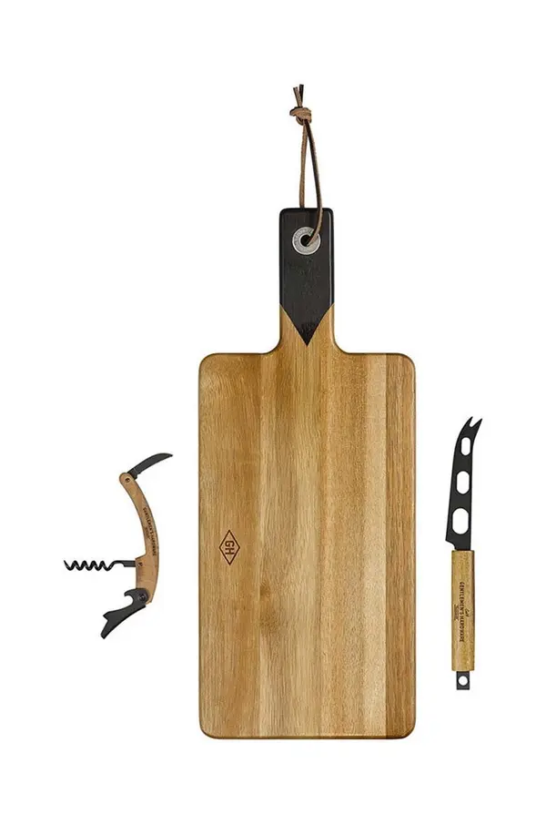 Gentlemen's Hardware Set za posluživanje e sira i vina Gentelmen's Hardware Cheese & Wine Set 3-pack