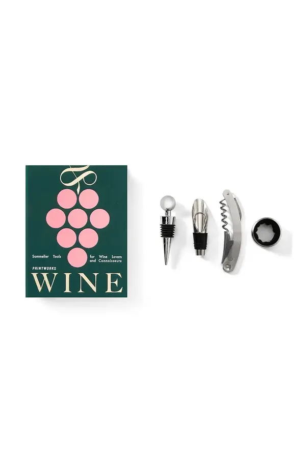 Printworks Set za vino Printworks The Essentials 4-pack