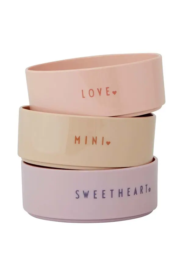 Design Letters Set zdjelica Design Letters Mini favourite bowl set 3-pack