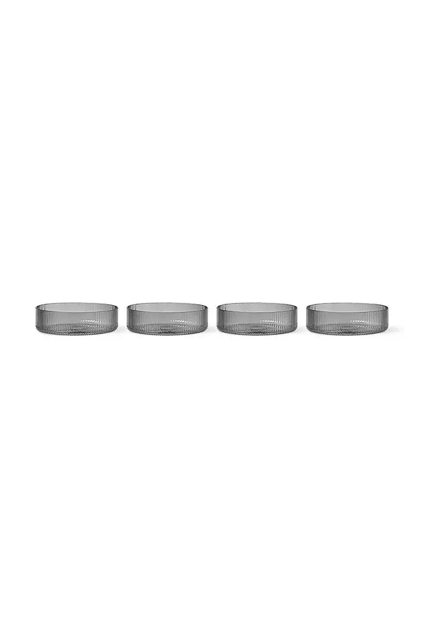 Ferm Living Set zdjelica ferm LIVING Ripple Serving Bowls 4-pack