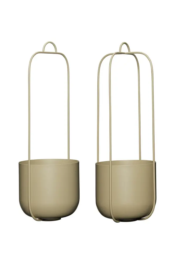 Hübsch Set zidnih lončanica Hübsch 16 x 44 cm 2-pack