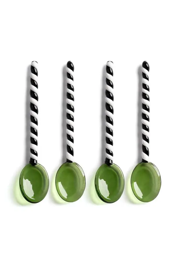 &k amsterdam Set žličica &k amsterdam Spoon Duet Green 4-pack