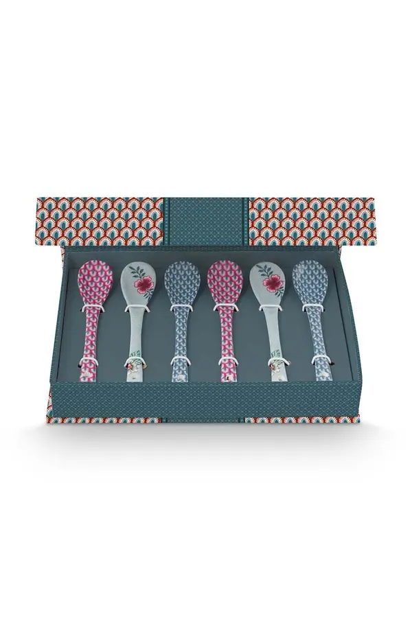 Pip Studio Set žličica Pip Studio Oriental Flower Festival 6-pack