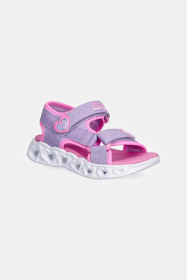 Skechers Skechers sandale za djecu HEART LIGHTS SANDALS-SUGAR SP