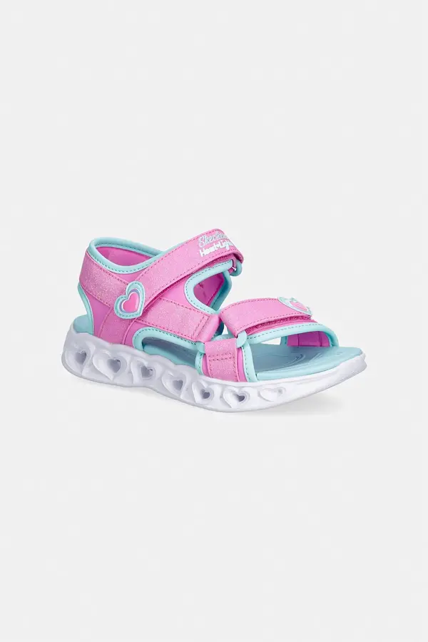 Skechers Skechers sandale za djecu HEART LIGHTS SANDALS-SUGAR SP