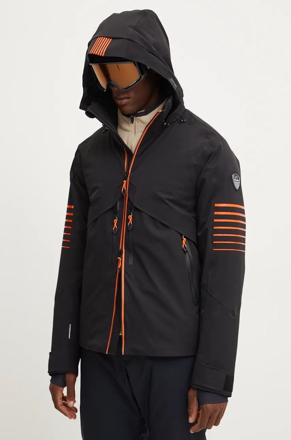 EA7 Emporio Armani Skijaška jakna EA7 Emporio Armani Kitzbuhel Protectum Logo boja: crna, PNCJZ.6DPG16