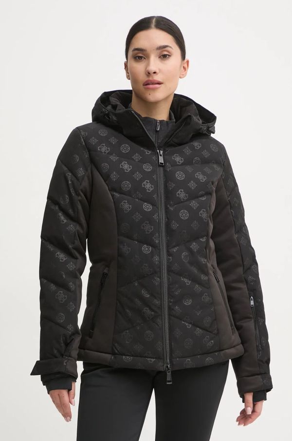 Guess Skijaška jakna Guess boja: crna, W4PL3N WH0K0