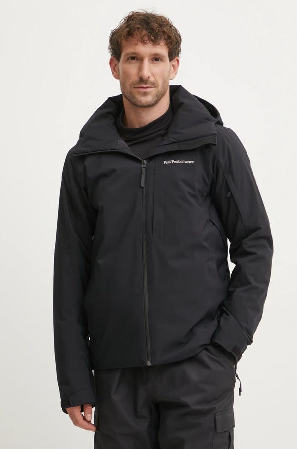 Peak Performance Skijaška jakna Peak Performance Maroon boja: crna