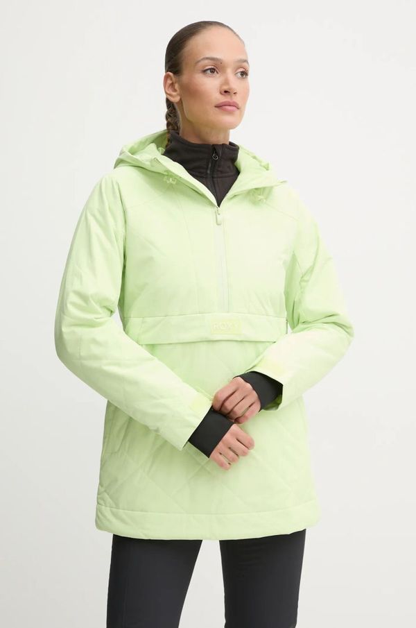 Roxy Skijaška jakna Roxy Radiant Lines Overhead boja: zelena, ERJTJ03487