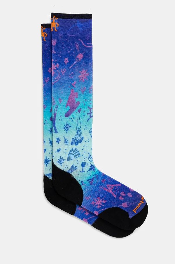 Smartwool Skijaške čarape Smartwool Targeted Cushion Nature Doodles Print SW002486