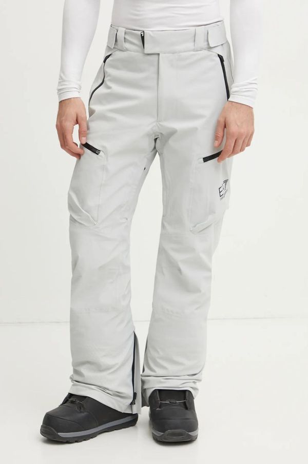 EA7 Emporio Armani Skijaške hlače EA7 Emporio Armani St. Moritz Toray boja: siva, PN44Z.6DPP06