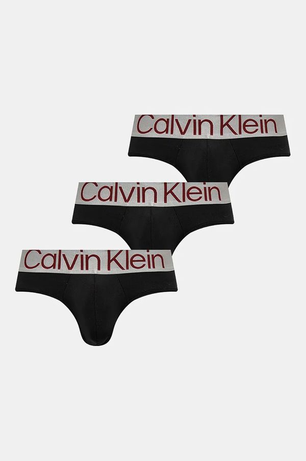 Calvin Klein Underwear Slip gaćice Calvin Klein Underwear 3-pack za muškarce, boja: crna, 000NB3073A